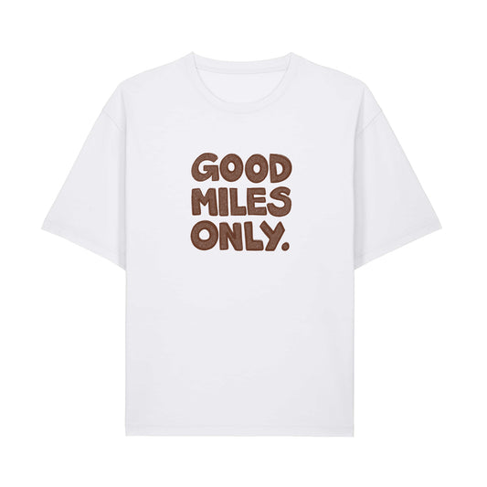 The Good Miles White Tee Pre-Order